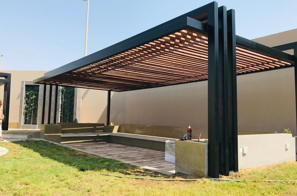 برجولات مظلات